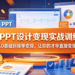 AI+PPT设计变现实战训练营，从0基础到接单变现，让你的才华直接变现